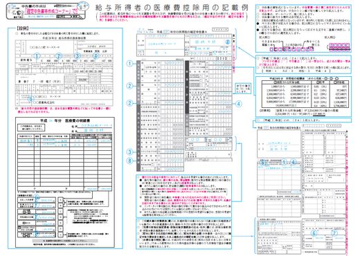 確定申告 医療費控除 書き方