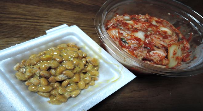 納豆とキムチ